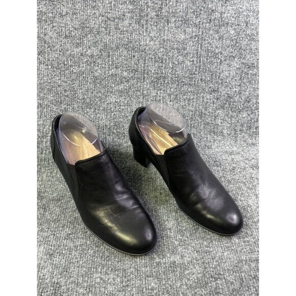 Clark’s woman’s shoes 8 black contoured, comfort heel 2” - Picture 7 of 16